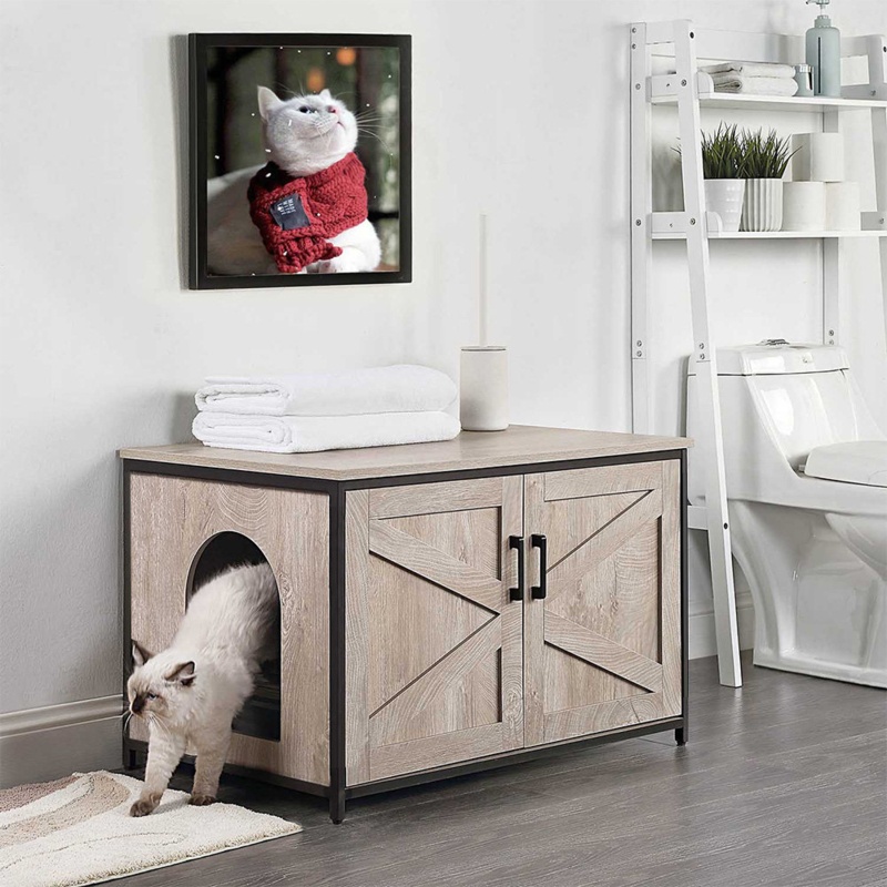 Enclosed Litter Box Enclosure
