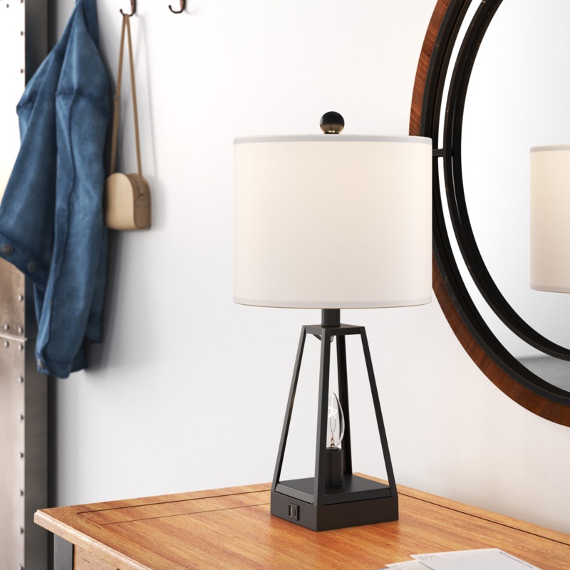 Erickson Metal USB Table Lamp