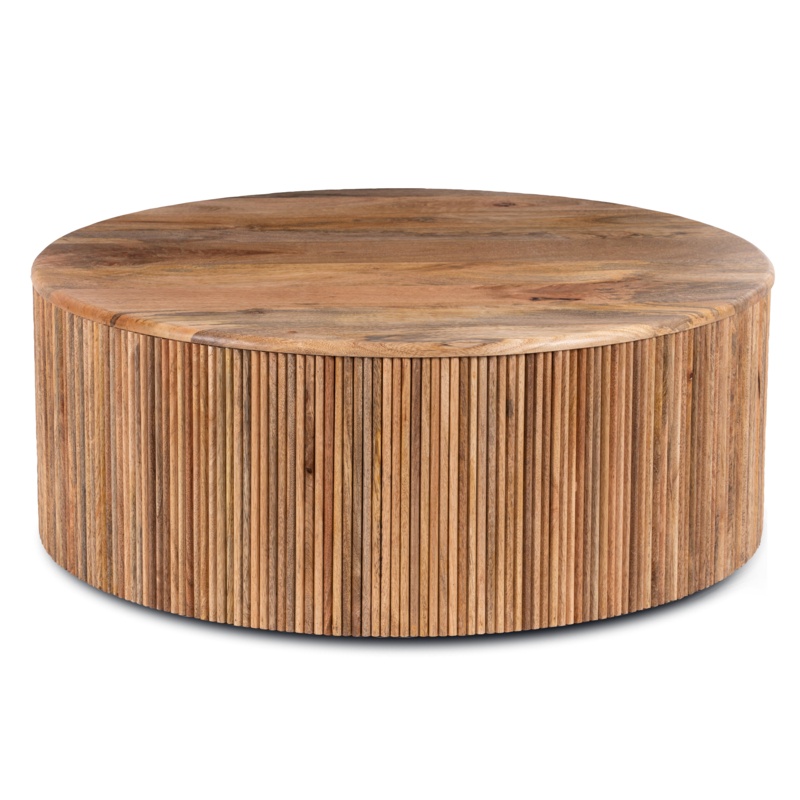 Erine Solid Wood Coffee Table with Storage