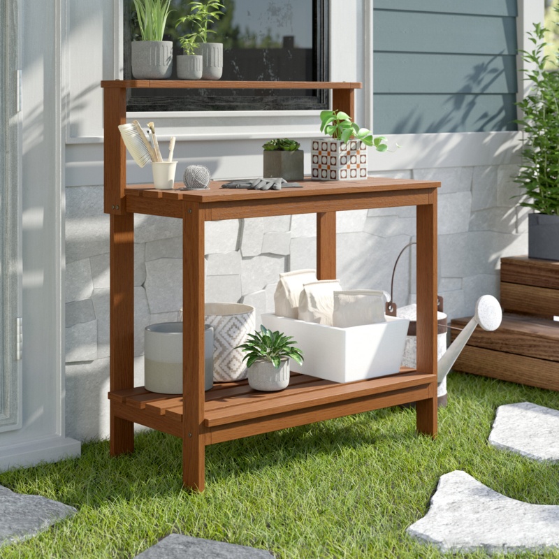 Ermont Wood Potting Bench
