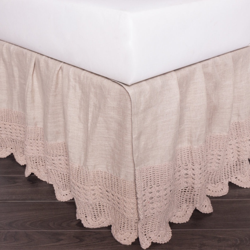 Eveline Ruffled Wrap Around Bed Skirt