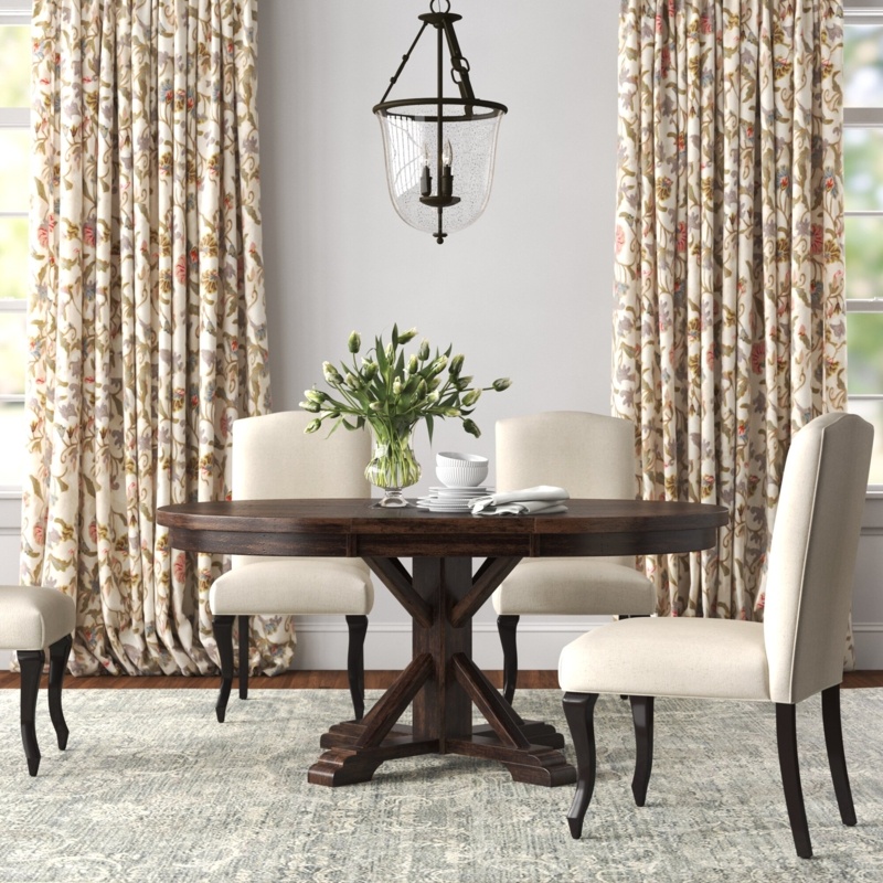 Extendable Oval Dining Table