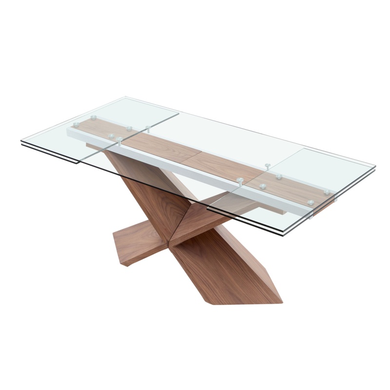 Extendable Pedestal Dining Table