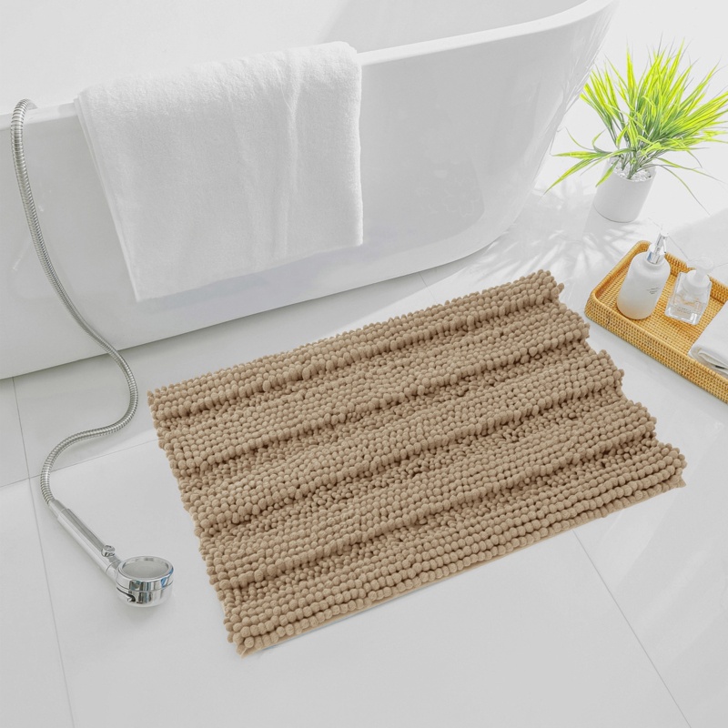 Faddis Bath Rug with Non-Slip Backing