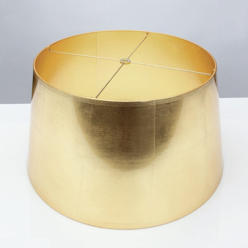 Foil Acrylic Paper Round Tapered Lamp Shade