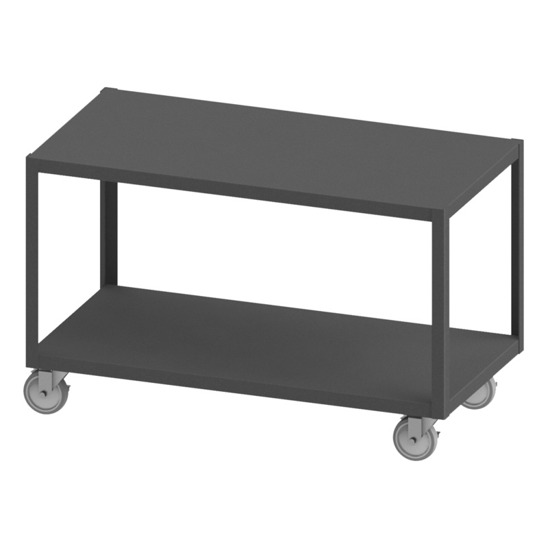 Folkestone Steel Top Workbench with Wheels