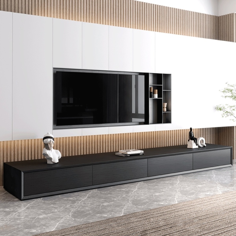 Formoso TV Stand for TVs up to 88" in Black