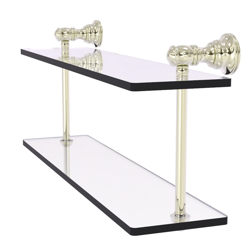 Freyja 2 Piece Glass Tiered Shelf