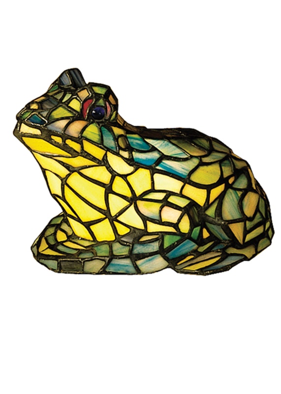 Frog Tiffany 7'' Animals Lighted Art Glass