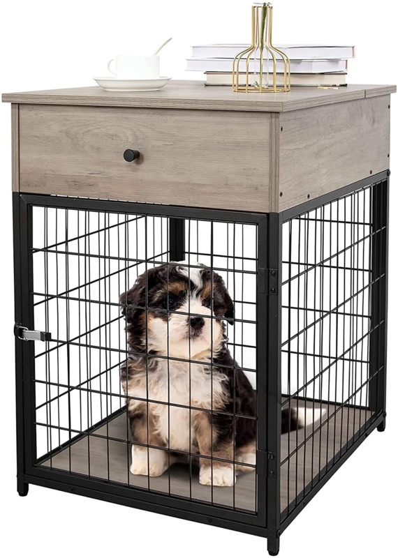 Furniture Dog Crates With Drawer