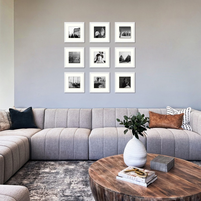 Gallery Wall frame set 12x12 for 8x8 picture frames