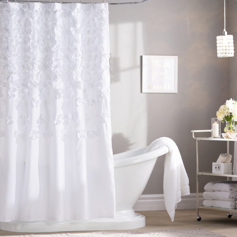 Garey Floral Shower Curtain
