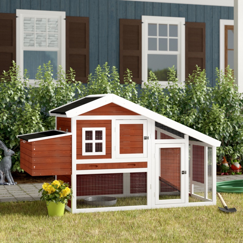 Gatsby 21 Square Feet Chicken Coop with Chicken Run