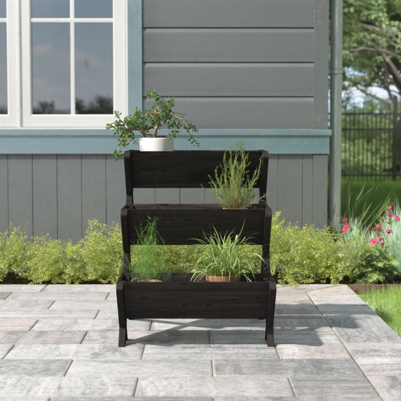 Gebhard Handmade Wood Outdoor Vertical Garden