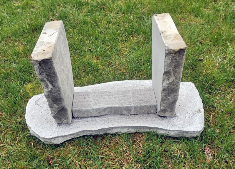Giesbert Concrete Outdoor Bench
