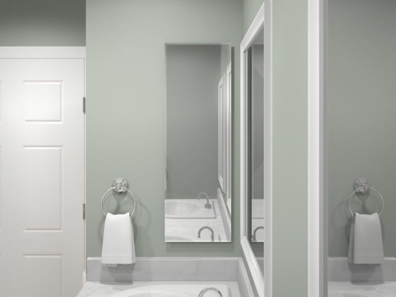 Ginnifer 12" x 36" Recessed Frameless Medicine Cabinet with 4 Adjustable Shelves