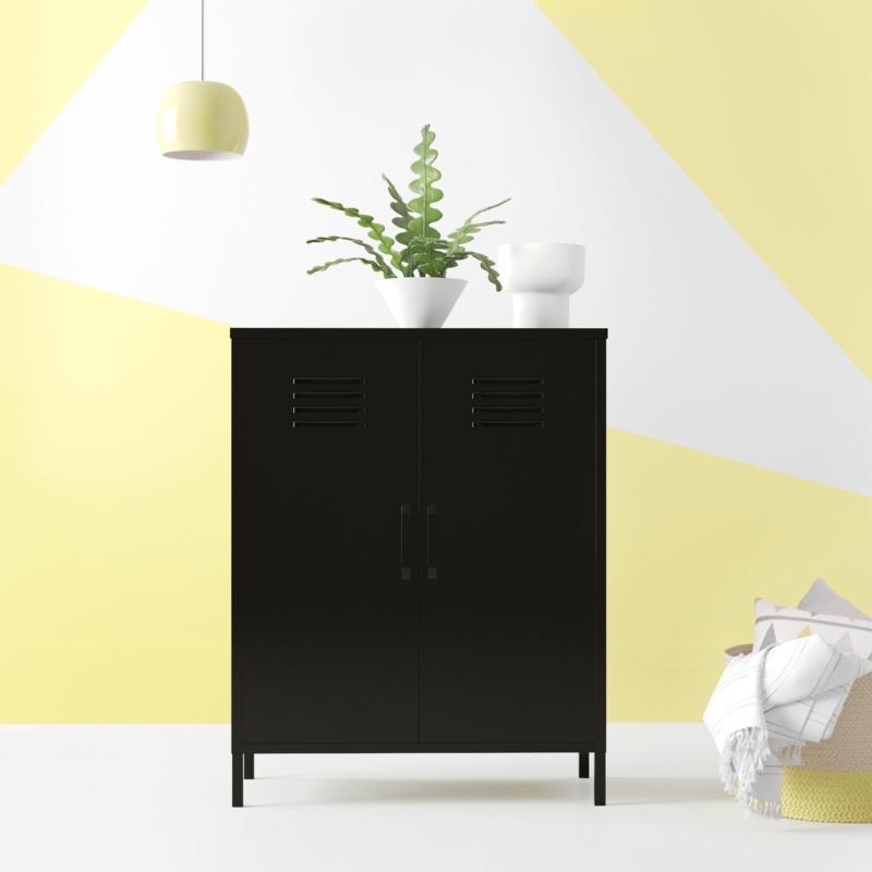 Gioia Steel Accent Cabinet