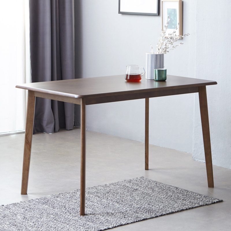 Glaskowski 28" Mid-Century Modern Solidwood Dining Table
