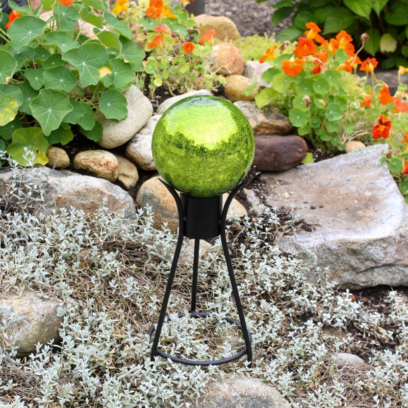 Glass Abstract & Geometric Gazing Ball