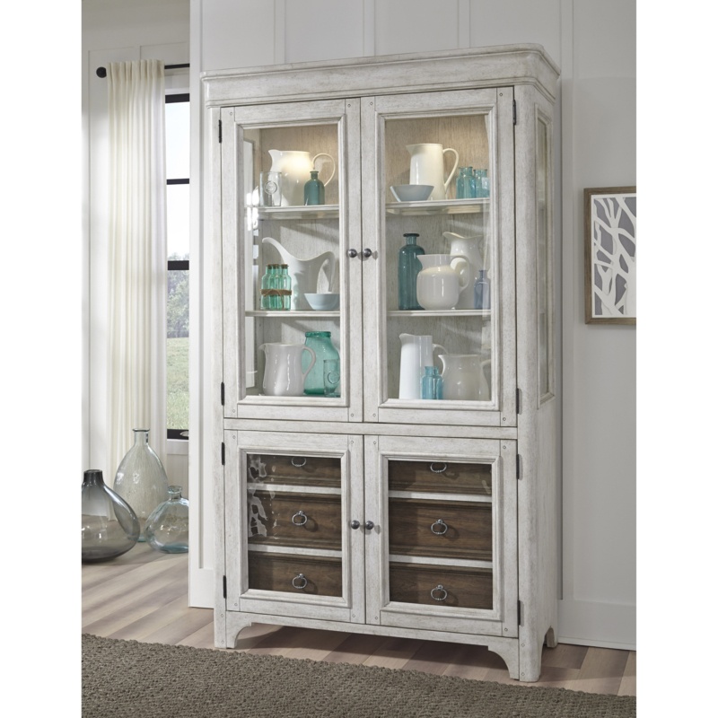 Glendale Estates Lighted Curio Cabinet