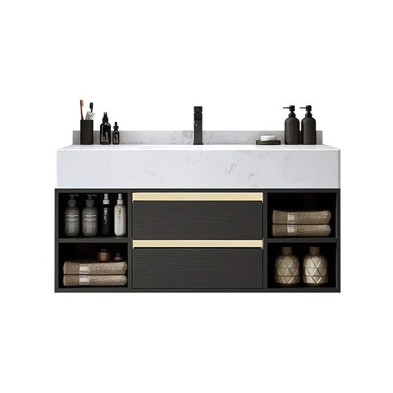 Gorana 39.4'' Single Bathroom Vanity with Cultured Marble Top