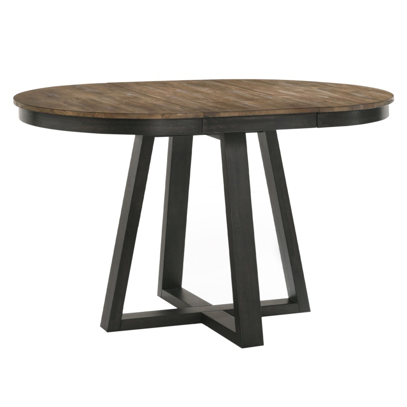 Gussie Extendable Oval Solid Wood Dining Table