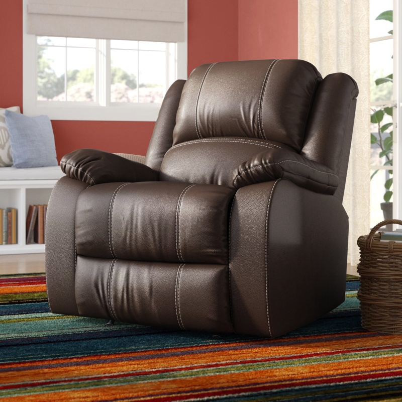 Hagar Vegan Leather Recliner