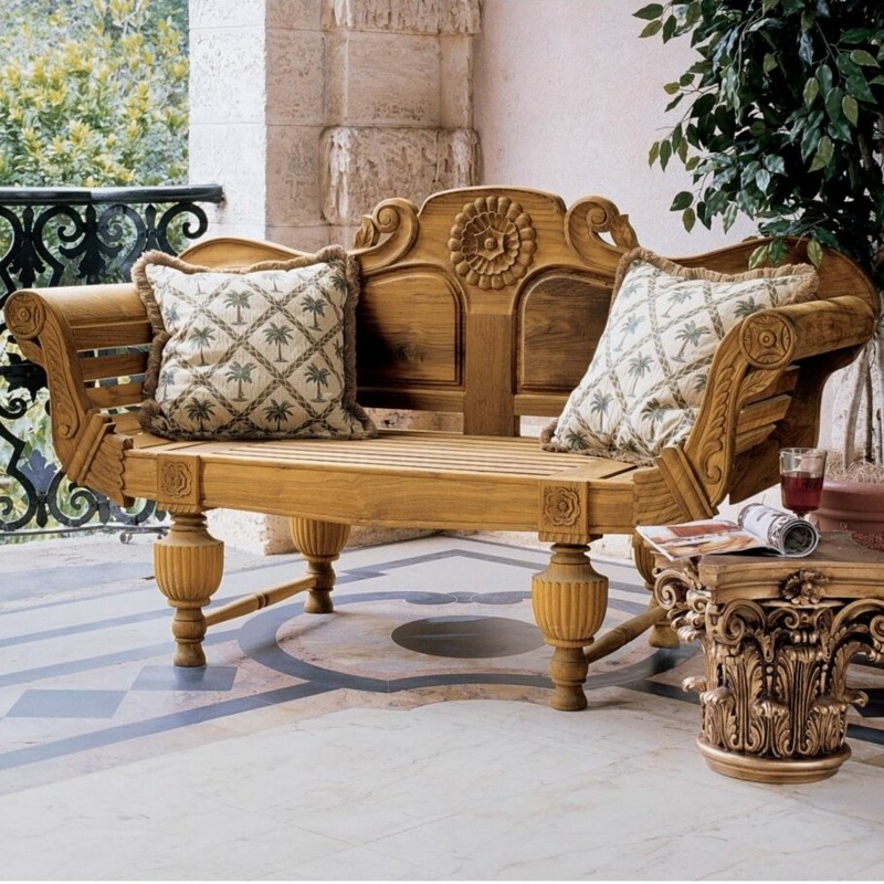Halifax Console Wooden Patio Bench