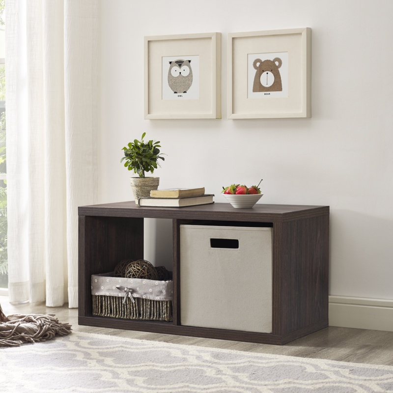 Hamlett Two-Shelf 16" by 30" Bookcase
