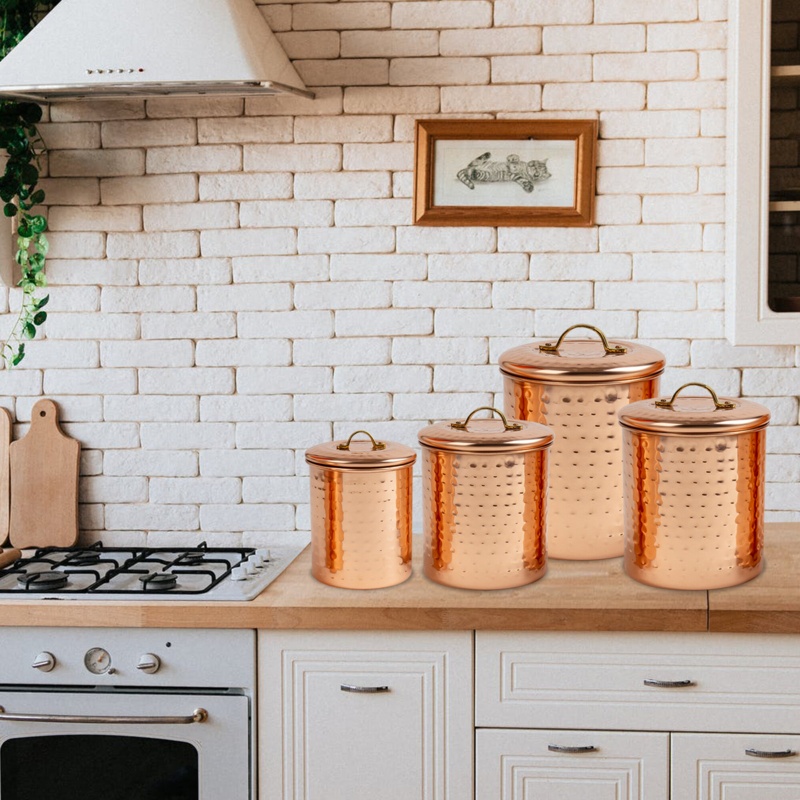 Hammered Kitchen Canister
