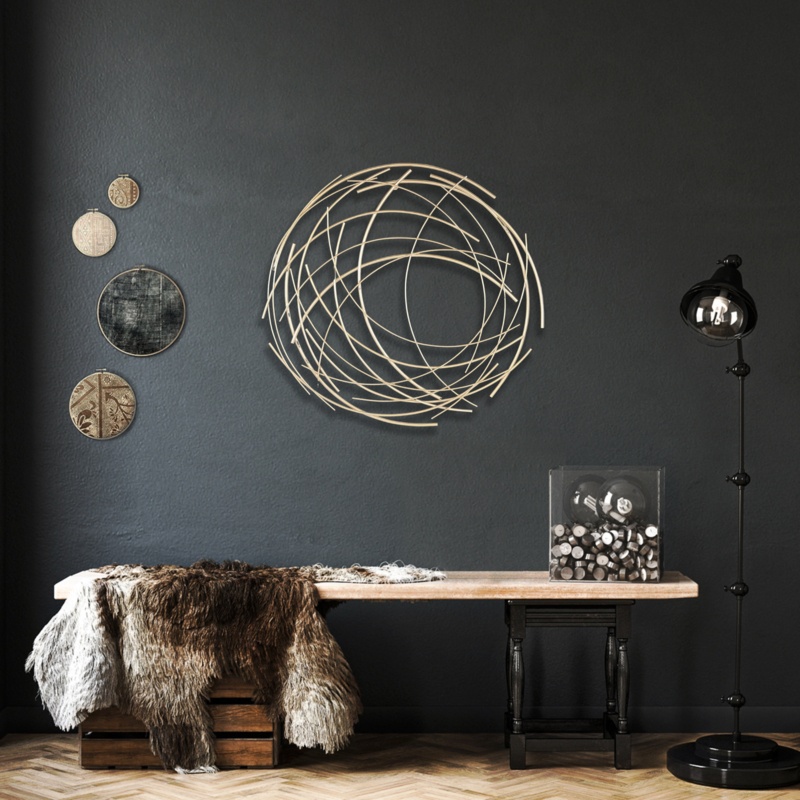 Handmade Metal Abstract Wall Decor