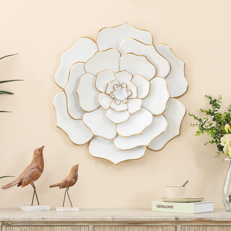 Handmade Metal Plants & Flowers Wall Decor