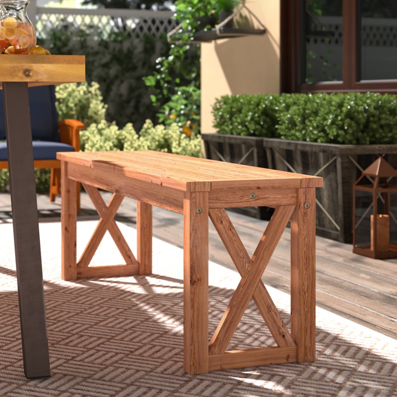 Harbison Acacia Outdoor Bench