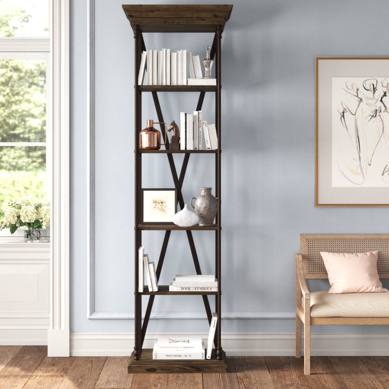 Harlee Etagere Bookcase