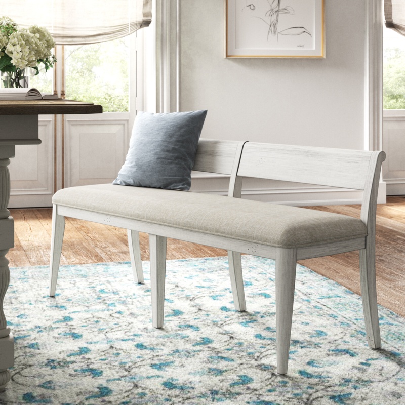 Harriett 100% Linen Upholstered Bench