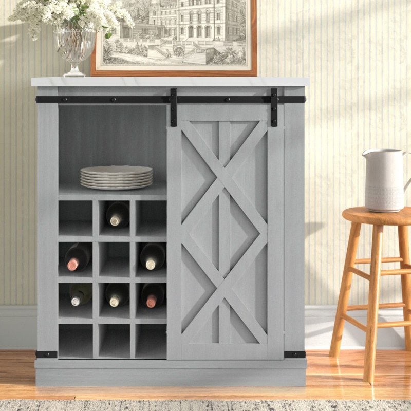 Harward 37.13'' Bar Cabinet