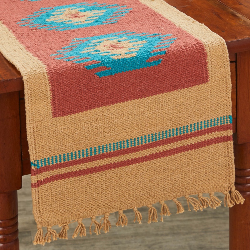 Heatherlee Rectangle No Pattern Cotton Table Runner