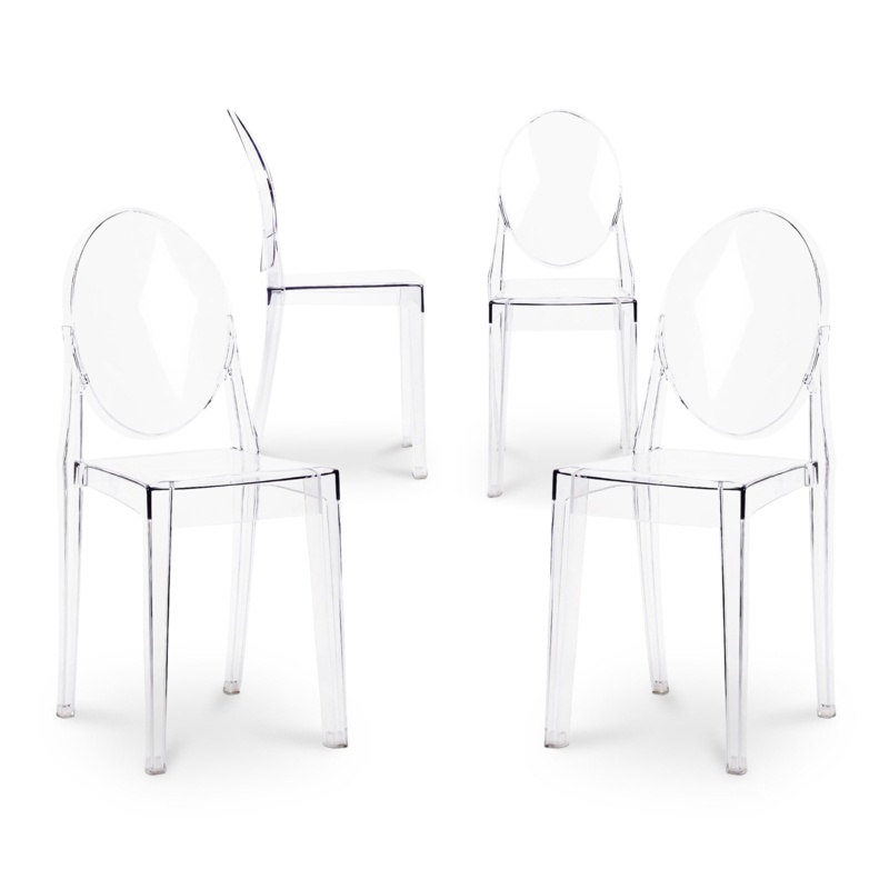 Hecker Solid Back Stacking Side Chair