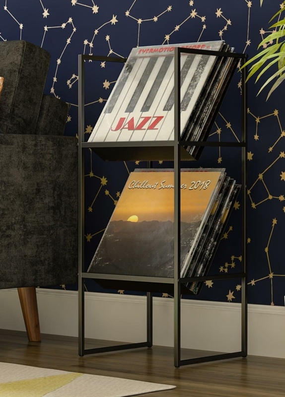Helix Metal 32.42'' H Media Shelves