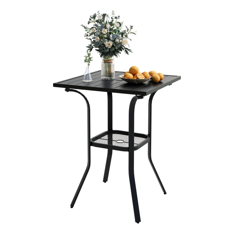 Henk Metal Outdoor Bar Table