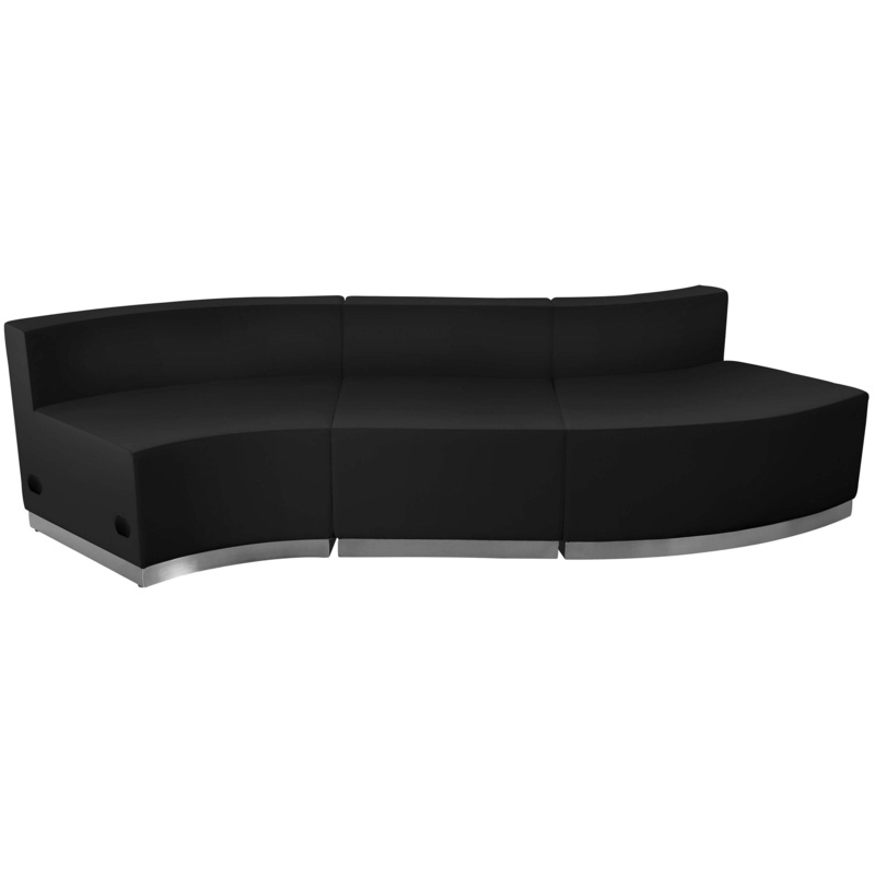 Hercules Alon 3 - Piece Faux Leather Sectional