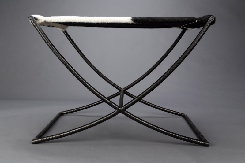 Hermilda Metal Accent Stool