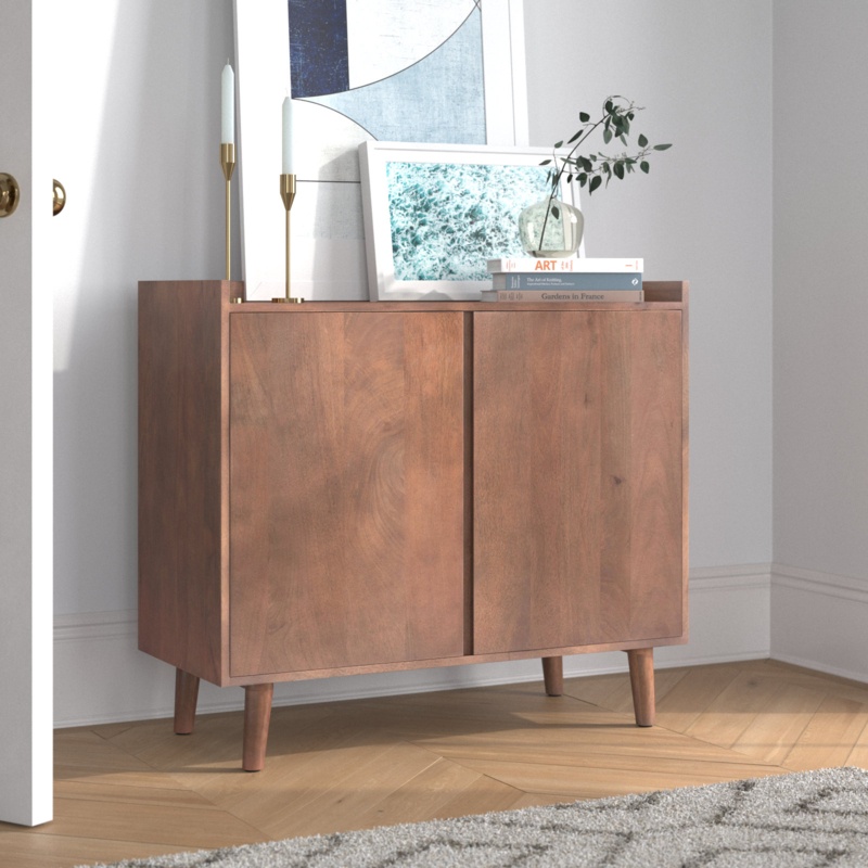 Hoisch Solid Wood Accent Cabinet