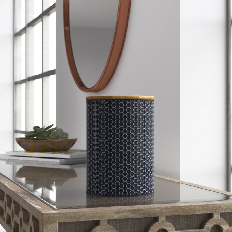 Honeycomb Ceramic Kitchen Canister