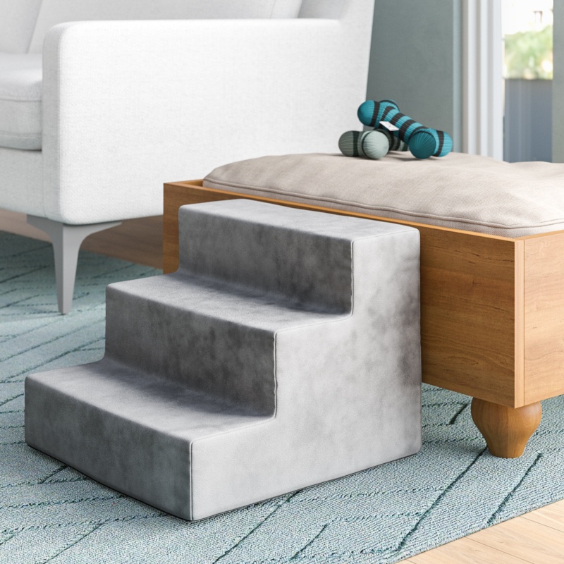 Hostetler High Density Foam 3 Steps Pet Stairs
