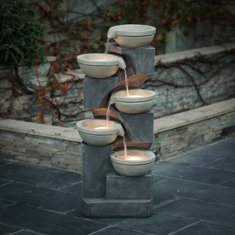 Hraztan Resin Fountain with Light