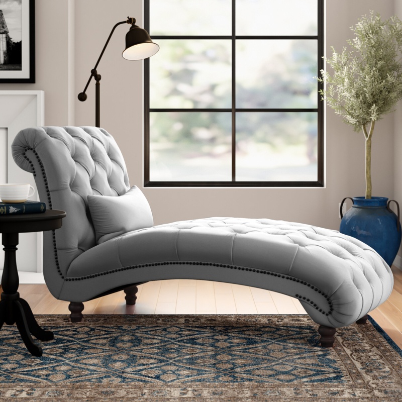 Huskins Slipcovered Chaise Lounge