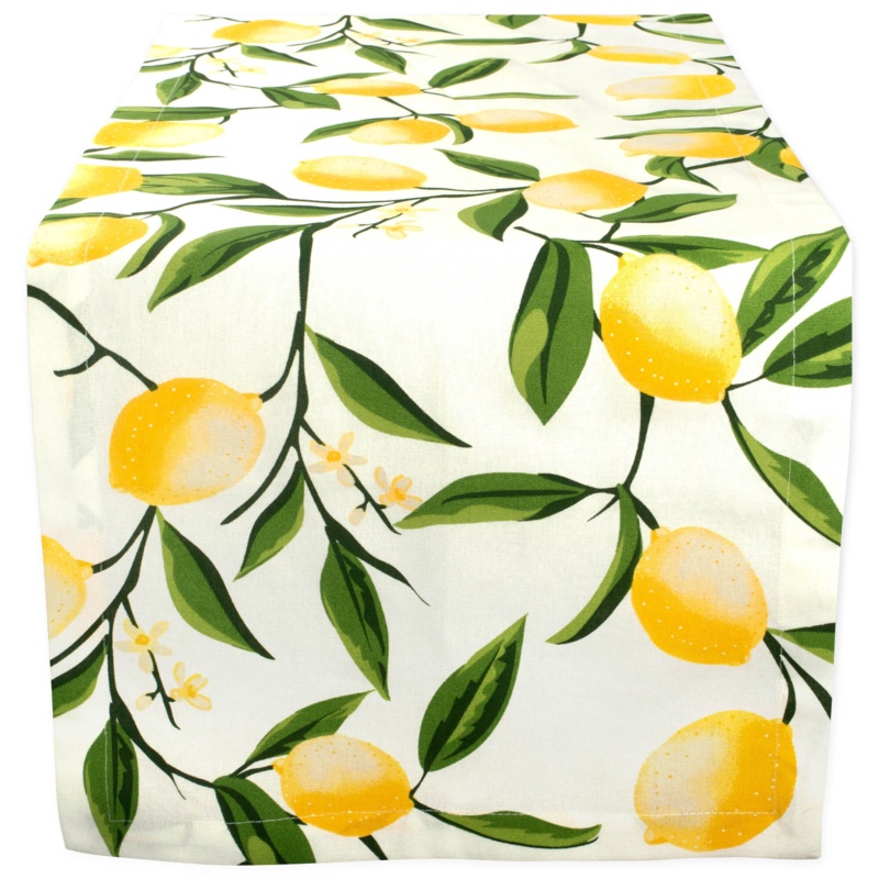 Hyde Rectangle Floral Cotton Table Runner