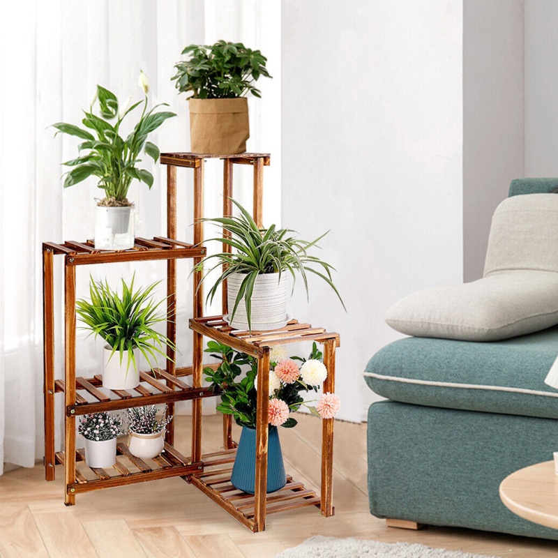 Ridged Tall Plant Stand Indoor | Foter