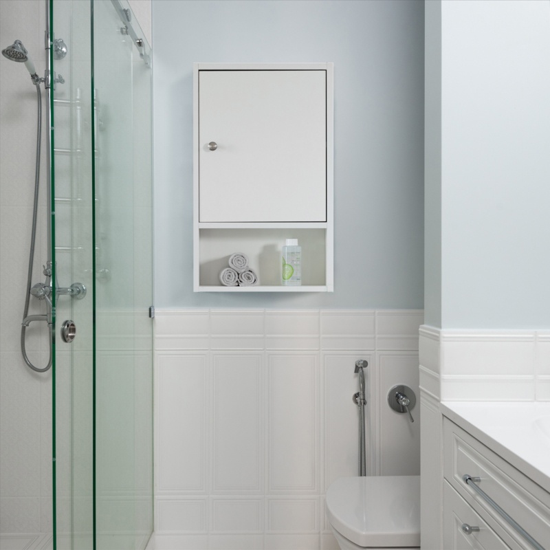 Jacop 16.5" W x 27.5" H x 6.25" D Wall Mounted Bathroom Cabinet
